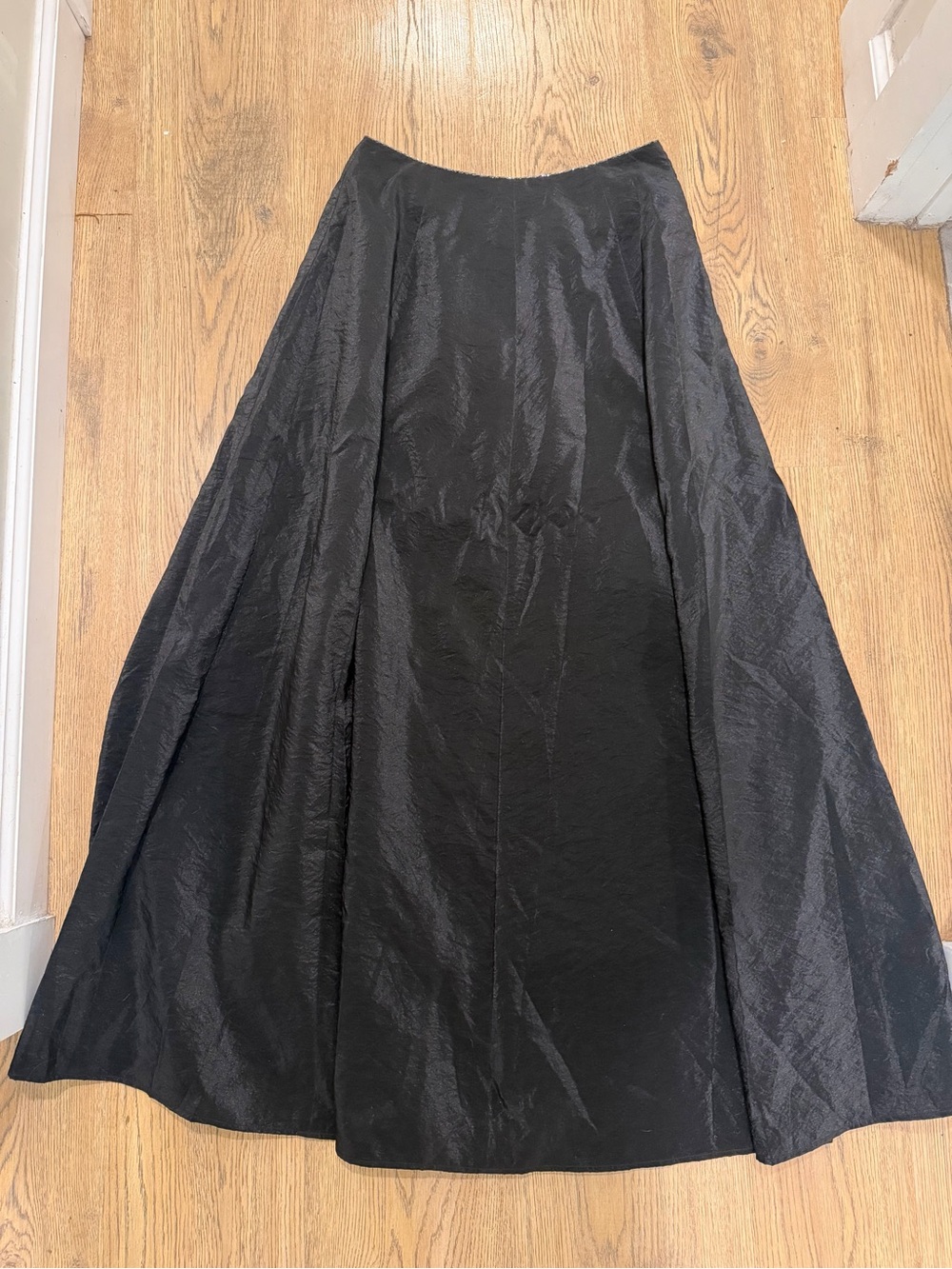Vintage Ralph Lauren Black A-Line Full-Length Skirt